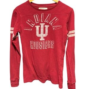 IU Hoosiers National Champions longsleeve top with thumbholes, large
